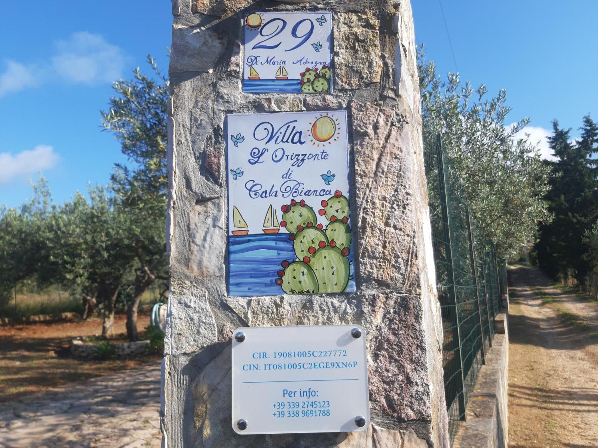 Villa L'Orizzonte Di Calabianca Castellammare del Golfo Eksteriør bilde